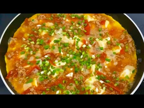 Đậu Hũ Trứng Thịt Bằm sốt cà chua đơn giản mà siêu bắt cơm