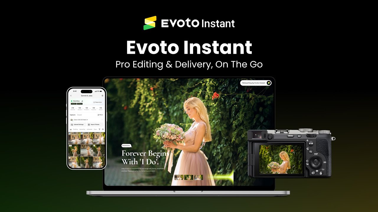 Evoto Instant: Capture, Enhance, and Deliver in Real Time - YouTube