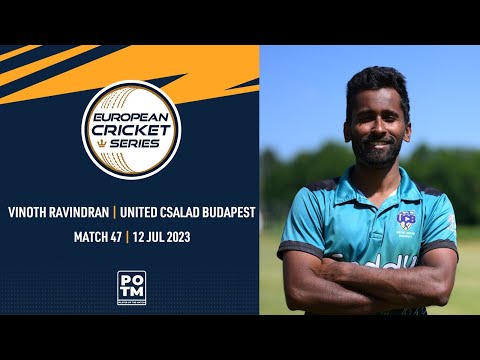 POTM: V.Ravindran - UCB vs DEV | Highlights | ECS Hungary | 12 July 2023 | ECS23.580