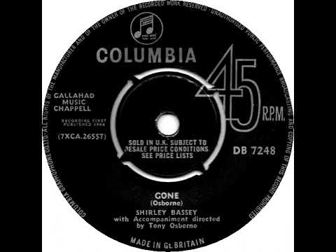 UK New Entry 1964 (75) Shirley Bassey - Gone