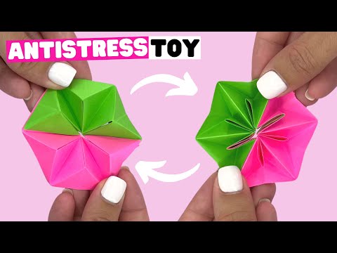 FUN paper toy ANTISTRESS transformer [origami fidget toy]