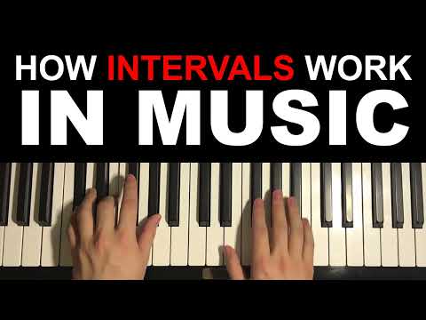 How Intervals Work - Music Theory Explained with a Piano