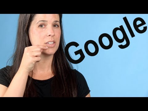 Part of a video titled How to Pronounce GOOGLE -- American English - YouTube