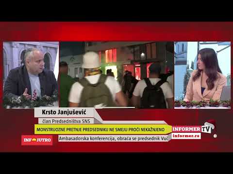 INFO JUTRO - Pretnje predsedniku ne smeju proći nekažnjeno