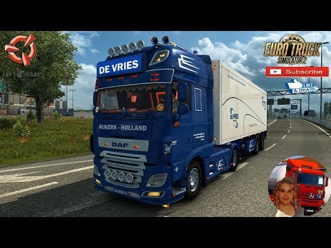 Euro Truck Simulator 2 (1.36) DAF XF 116 DEVRIES + Trailer ETS2 1.36.x DX11 + DLC's & Mods