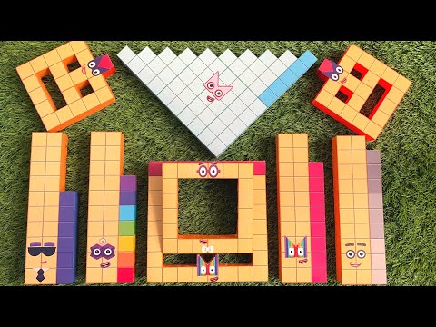 Looking for Numberblocks Puzzle Tetris Double Faces vs Big 55 ASMR | Numberblocks Satisfying #33