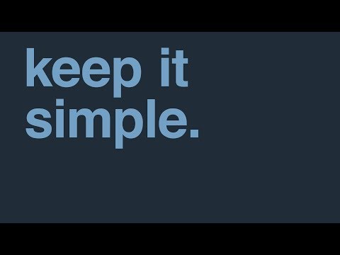 Meta and SOLID Principles in C# Video Series - KISS (Keep it Simple Stupid)
