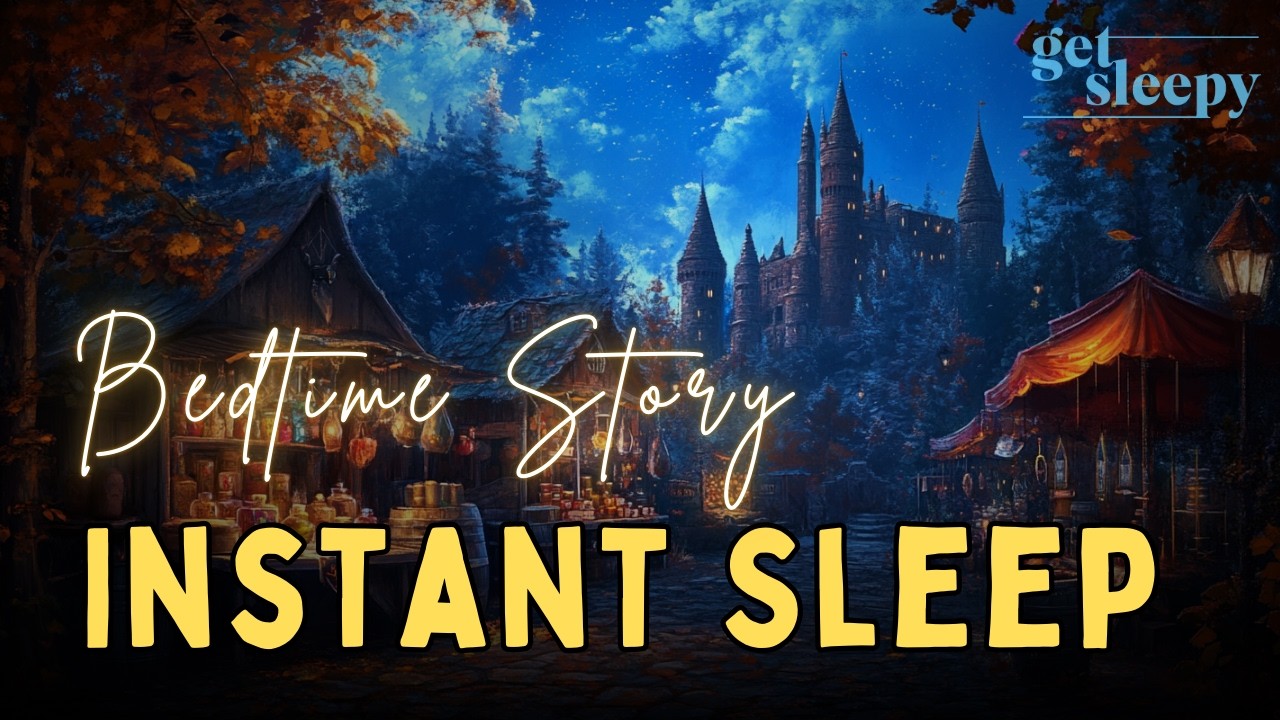 😴 R A I N Y Magical Story | The Magical Autumn Night Market | Bedtime Story for Grown Ups