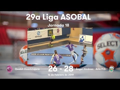LIGA ASOBAL J18: Quabit Guadalajara - Ángel Ximénez  Avia P.G. 26-28