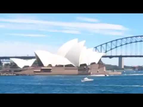 RAAF F35 Sydney Harbour fly-by, Australia Day 2021