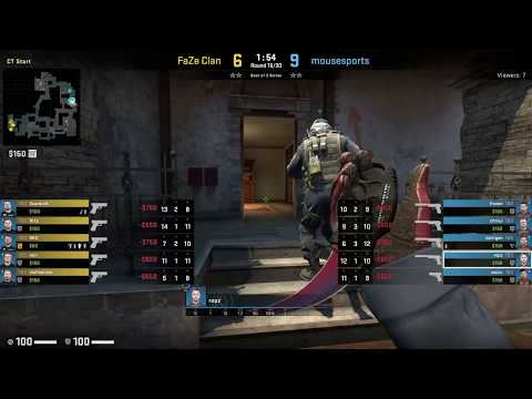 CS:GO POV Demo Mousesports ropz (31/18) vs FaZe (de_inferno)