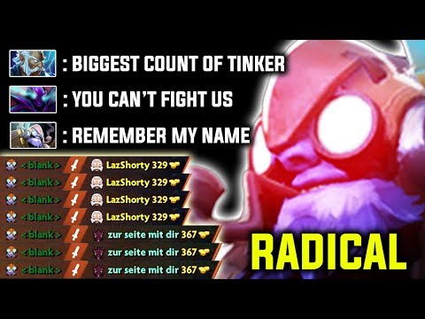 Radical Tinker Destroying Counter pick With Crazy Fast hands - Rip Counters Dota 2