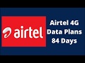 Airtel 4G Data Plans 84 Days | Latest 4G Data Plans Of Airtel