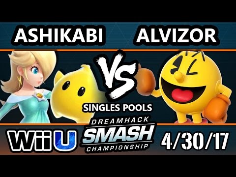 DHA 2017 SSB4 - UNF | Ashikabi (Rosalina) Vs. Go! | Alvizor (Pac-Man) Smash 4 - Smash Wii U