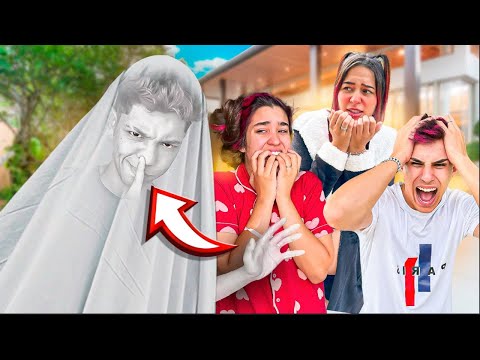 ME PASSEI POR UM FANTASMA E ASSUSTEI TODOS DA MANSÃO *Me dei mal 🩼🤕