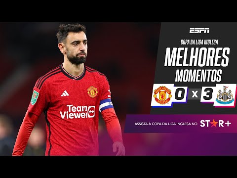 Gols e lances de Manchester United x Newcastle United