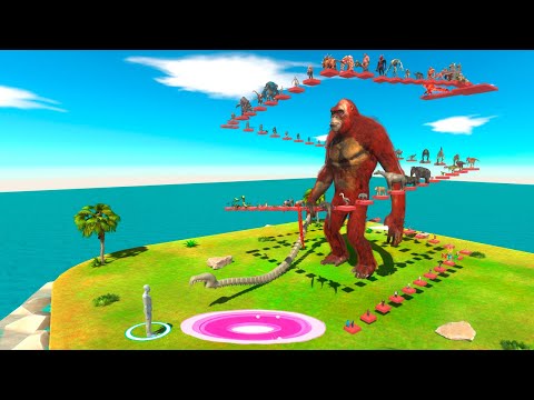 FPS Parkour Around Skar King and Evolve into a Kaiju - Animal Revolt Battle Simulator