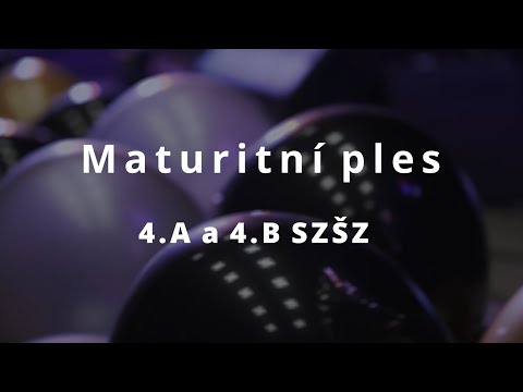 Maturitní ples 4.A a 4.B SZŠZ Znojmo