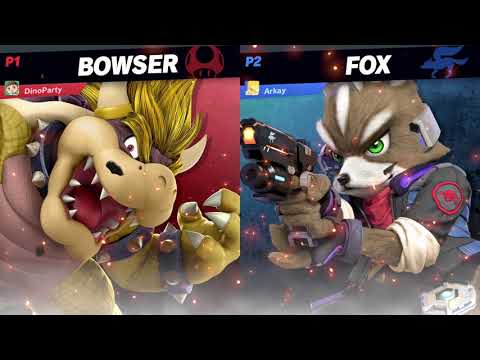 Arkay (Fox) Vs Dino Party (Bowser) Smash Legion Online Tournament SSBU