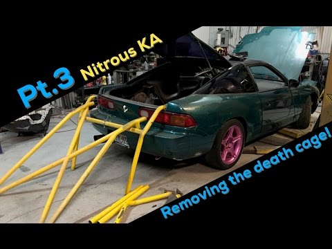 Pt.3 Spare Parts S13 | 10min Cage removal - Coilovers!