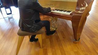 #0 旅弾きストリートピアノTMTK at 掛川市YAMAHAハーモニープラザ EXPOピアノで「１９９１/背徳の瞳～TIME MACHINE」を弾いてみた。