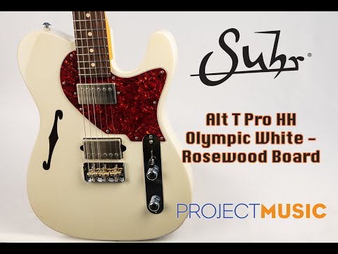 Suhr Alt T Pro RW Olympic White - Project Music