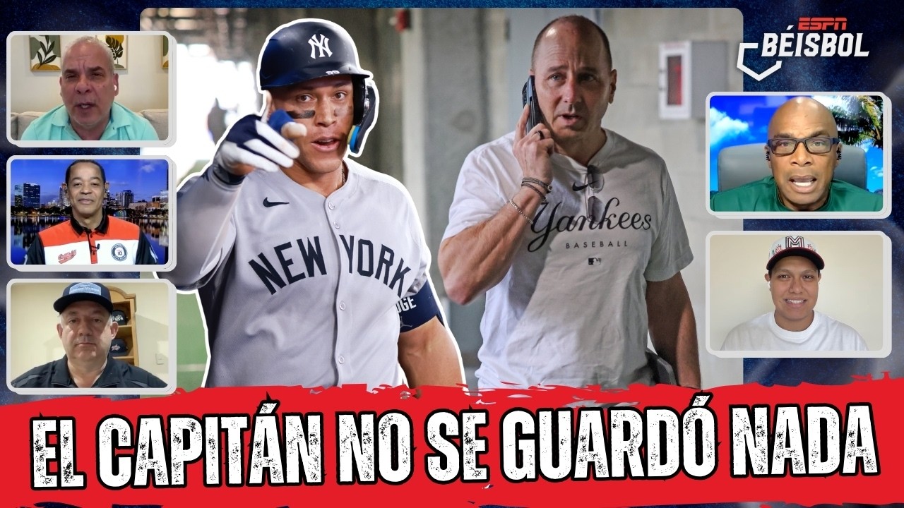 AARON JUDGE le tiró UN DARDO a BRIAN CASHMAN por la falta de MOVIMIENTO de YANKEES | ESPN Beisbol