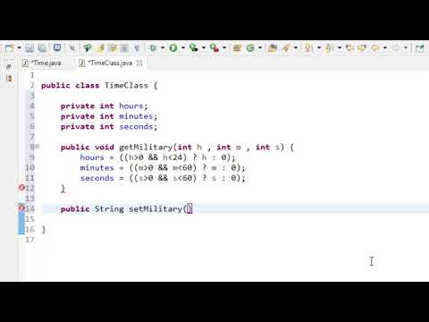 Java Programming 36 Making Time Class
