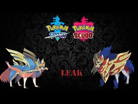 SVELATE LE NUOVE FORME DI ZACIAN E ZAMAZENTA - pokemon spada e scudo leak