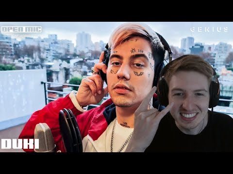 UK Reaction to Duki "Vida Eterna" (En Vivo Desde Casa) | Open Mic