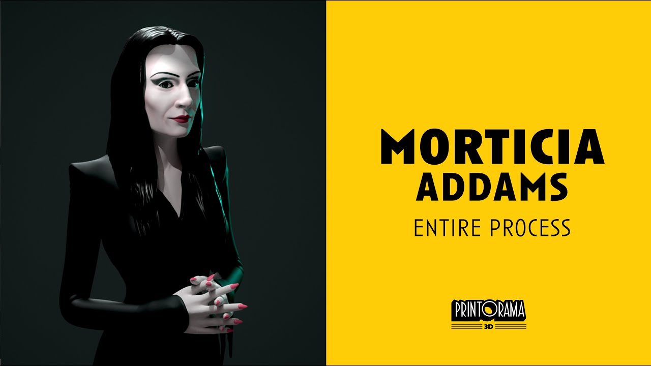 Morticia Addams - Entire Process