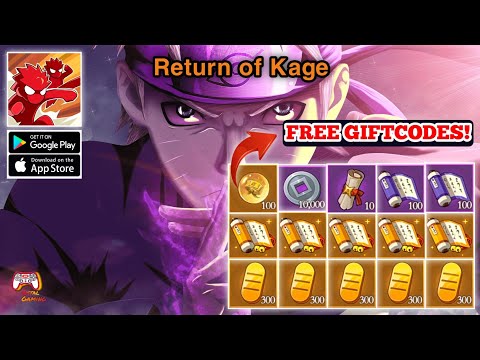 Return of Kage Free 15 Giftcodes - Naruto Game RPG Android APK