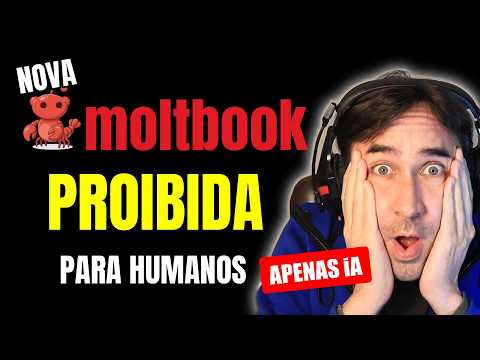 NOVO MoltBook do ClawdBot: A Rede Social Proibida Para Humanos - A Nova OpenClaw, antiga MoltBot