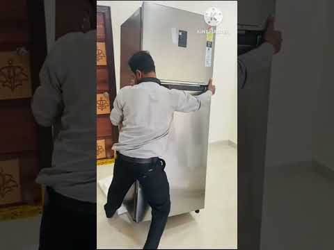 Unboxing Samsung 415L Double door Refrigerator😍#shorts #youtubeshorts #trending