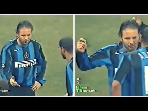 Throwback - Mihajlovic and Adriano played rock-paper-scissors to decide who should take the freekick