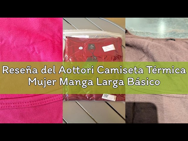 Vídeo relacionado con MEETWEE Conjuntos Térmicos Mujer Set Base Layer, Verde, L