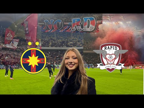 Derby de la firul ierbii⚽️FCSB-RAPID🇷🇴 Te iau cu mine la meci🤩