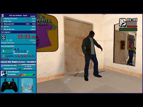 GTA San Andreas Any% Speedrun - Hugo_One Twitch Stream - 4/4/2020