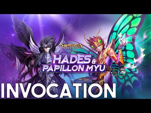 INVOCATION SUR LE PORTAIL HADES ET MYU DU PAPILLON - SAINT SEIYA AWAKENING