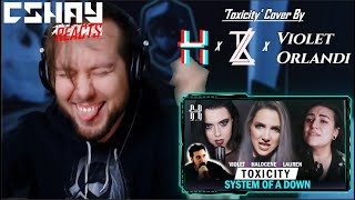 Another Success!! | Shay Reacts | Halocene + Lauren Babic + Violet Orlandi - Toxicity cover reaction