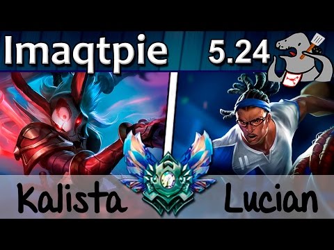 Imaqtpie - Kalista/Zilean vs Lucian/Nunu - ADC - Diamond Preseason S6 | 461