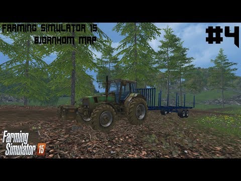 Farming Simulator 15 Timelapse-Bjornholm Episode 4 Forestry on bjornholm