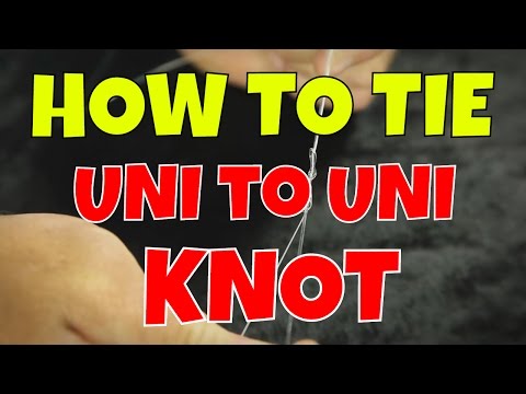 How To Tie a Double Uni Knot Braid to Fluorocarbon Seaguar