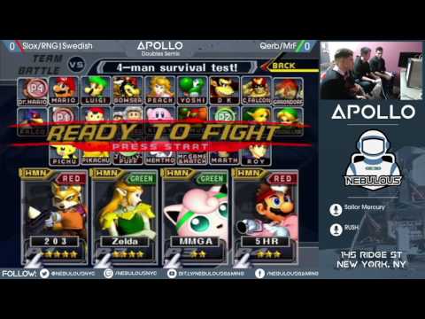 Apollo II:  - Doubles Semis: Slox/RNG|Swedish vs. Qerb/MrF