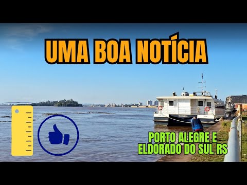Guaíba segue alto com inundação nas ilhas, mas nível estabiliza - Porto Alegre, 25/07/2026