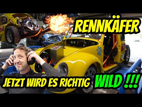 TURBO-COCKEL - DRAG RACER - SUPERCHARGED RACING BEETLE! NOW THINGS GET REALLY WILD! VW BEETLE