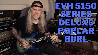 Video thumbnail for EVH 5150 Series DELUXE POPLAR BURL | 80s style Shred Axe! by Euge Valovirta