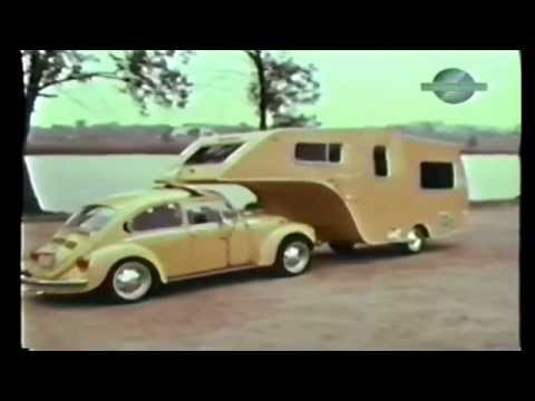 VW Bug Gooseneck Trailer FOUND.  Forgotten Volkswagen Camper.  1 of a kind VW accessory.