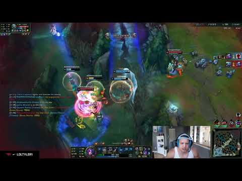 Tyler1 panic flashes INTO FIZZ R