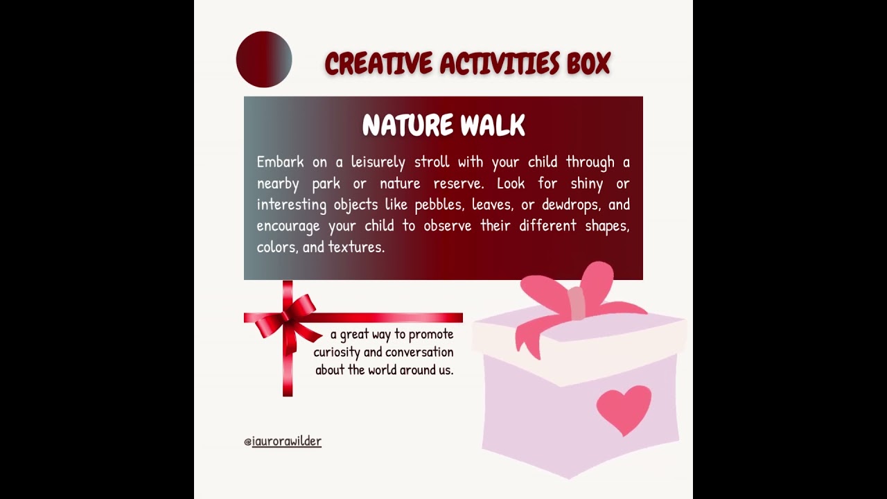 Dream2Live® Creative Activities Box (Nature Walk)